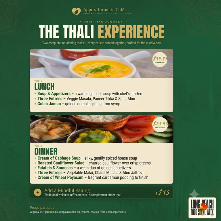Food Scene Week Menu