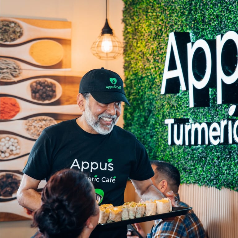 Opening up Appu's Turmeric Cafe